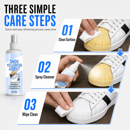 Shoe Sole Whitening Spray for De-yellowing and Oxidation Removal