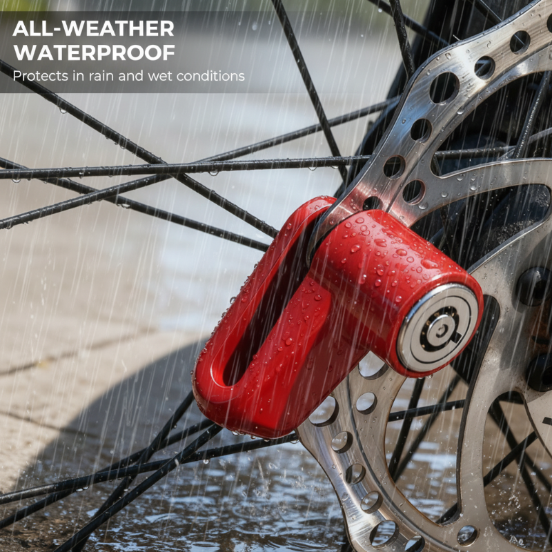 ⚙️ Heavy-Duty Disc Brake Lock – Anti-pick, Sturdy, Easy-lock 🛵