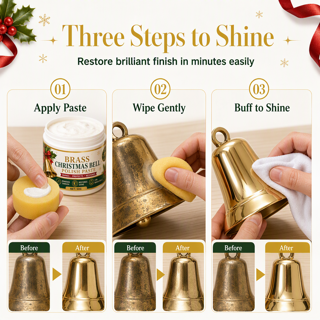 🔔Brass Bell and Copper Polish Cream for Tarnish and Oxidation Removal