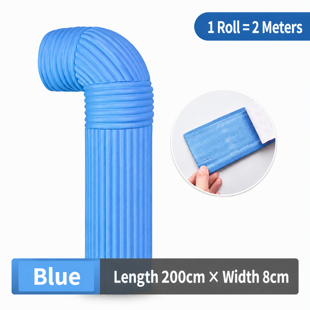 ❄️ Self-Adhesive Foam Pipe Insulation Wrap – Easy Peel & Wrap Design