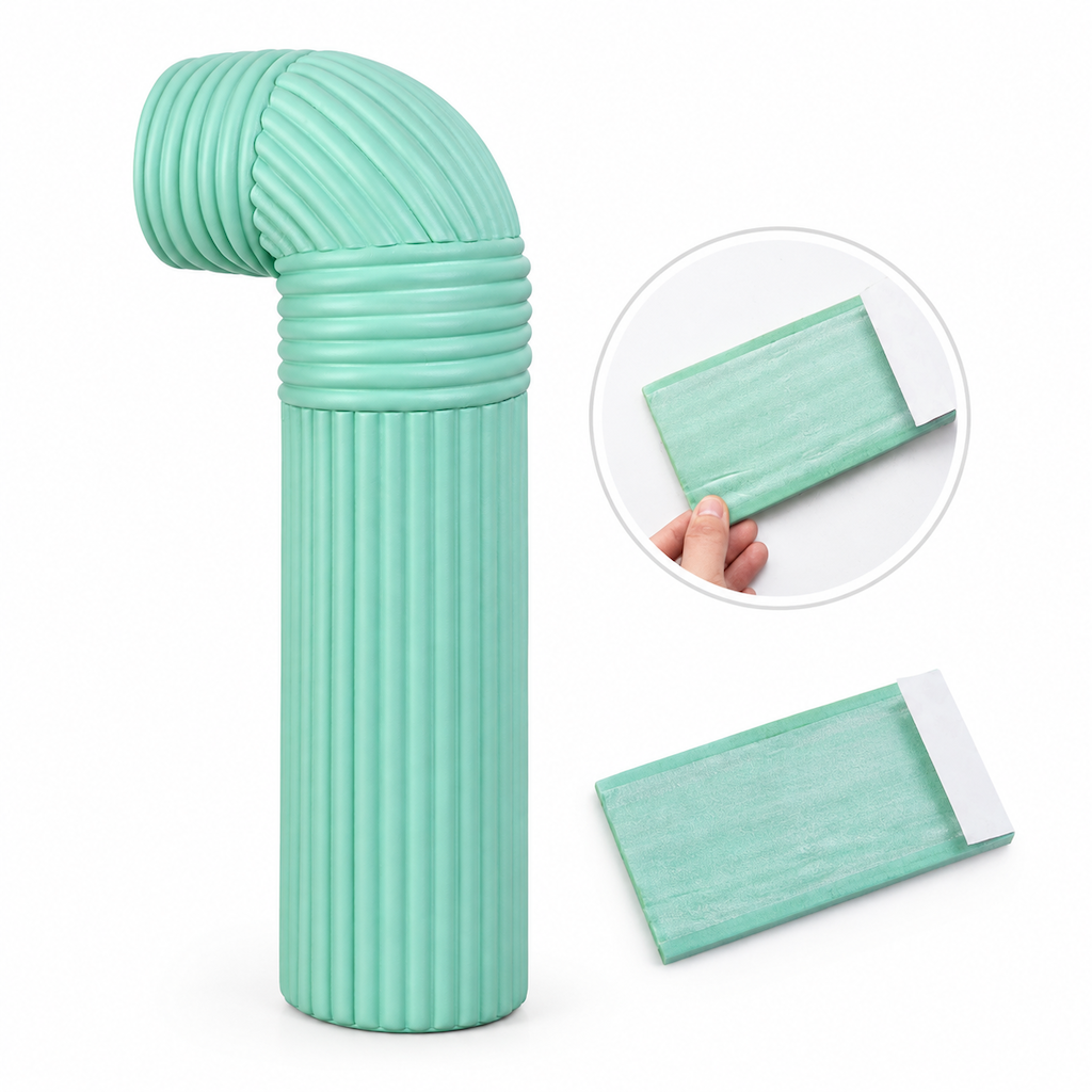 ❄️ Self-Adhesive Foam Pipe Insulation Wrap – Easy Peel & Wrap Design