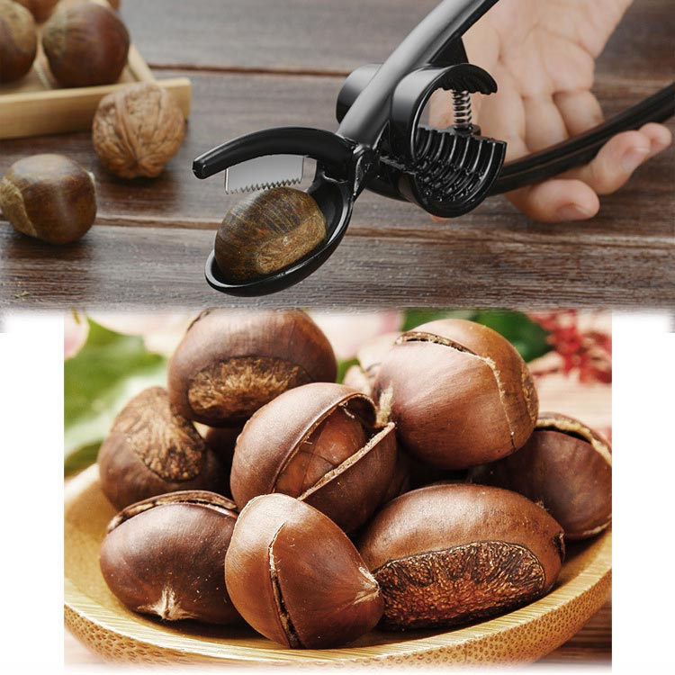 🥜🔧 2-in-1 Chestnut & Nut Cracker – Crack Shells Faster with Less Effort