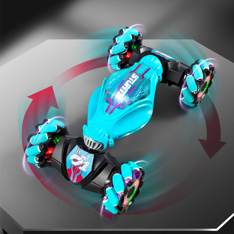🏎️ Gesture & Remote Dual Control 360° Stunt Drift RC Car - LED & Music Toy