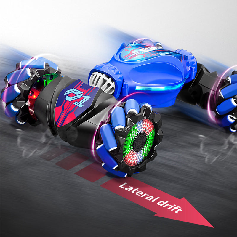 🏎️ Gesture & Remote Dual Control 360° Stunt Drift RC Car - LED & Music Toy