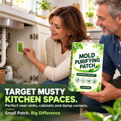 🧪50% OFF NOW! 6Pcs Mold Purifying Patches – Botanical Mildew Removal Pads