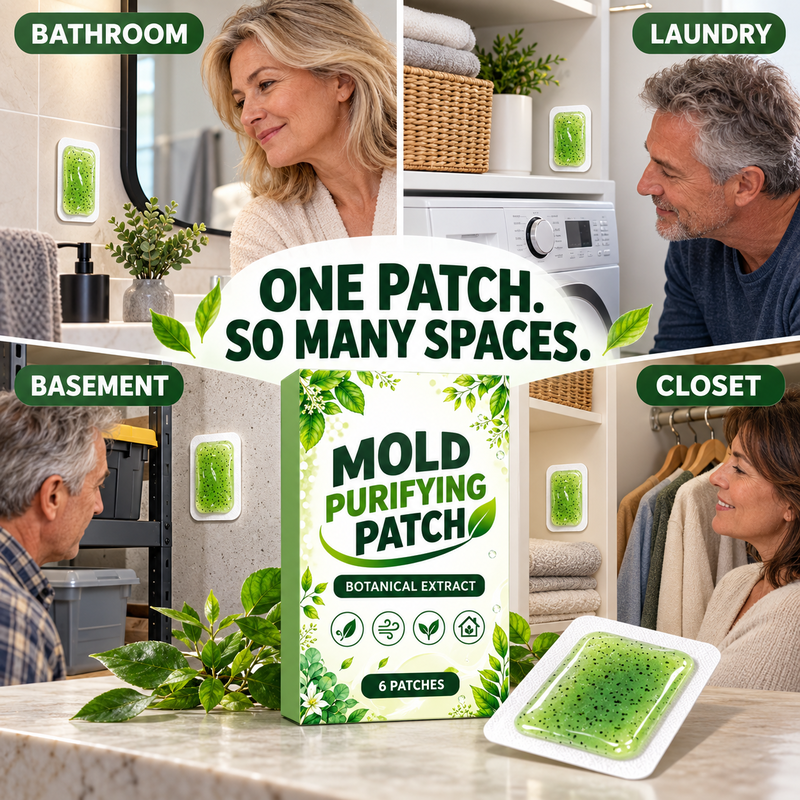 🧪50% OFF NOW! 6Pcs Mold Purifying Patches – Botanical Mildew Removal Pads