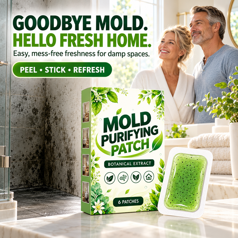 🧪50% OFF NOW! 6Pcs Mold Purifying Patches – Botanical Mildew Removal Pads