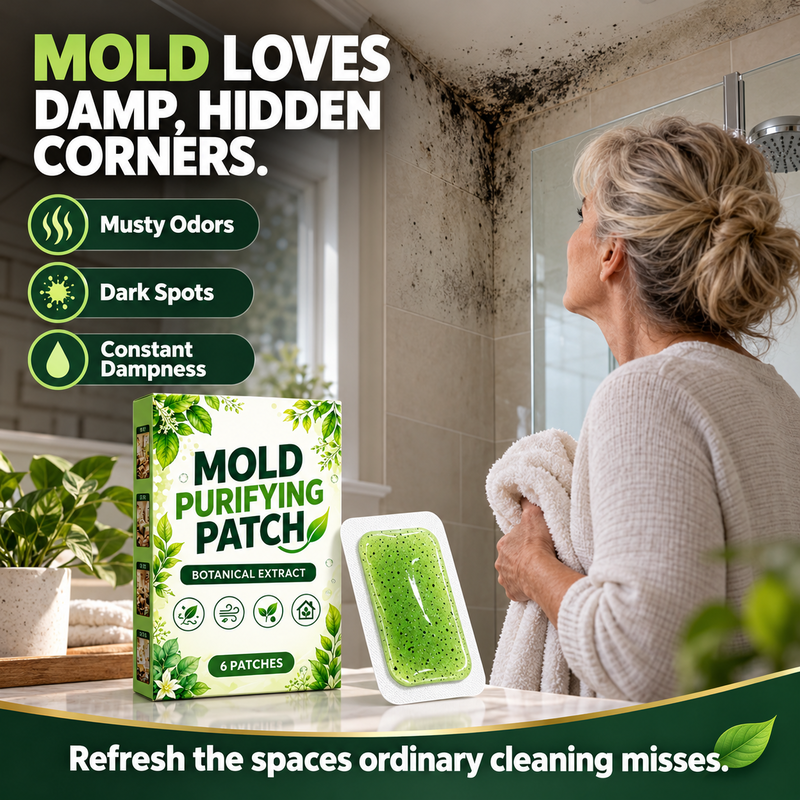 🧪50% OFF NOW! 6Pcs Mold Purifying Patches – Botanical Mildew Removal Pads
