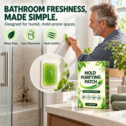 🧪50% OFF NOW! 6Pcs Mold Purifying Patches – Botanical Mildew Removal Pads
