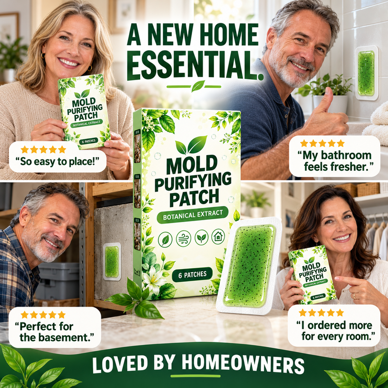 🧪50% OFF NOW! 6Pcs Mold Purifying Patches – Botanical Mildew Removal Pads