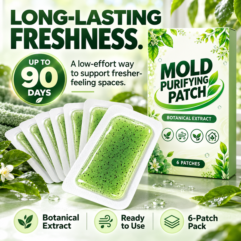 🧪50% OFF NOW! 6Pcs Mold Purifying Patches – Botanical Mildew Removal Pads