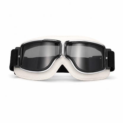 📢📢50% OFF !! ⏰Retro Motorcycle Goggles Vintage Windproof Riding Glasses for Cruiser Helmet and Off-Road Dirt Bike