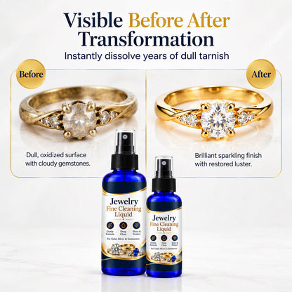 Jewelry Cleaner Spray with Towel