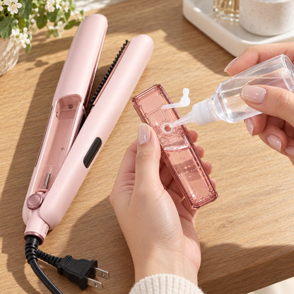 Steam Hair Straightener with Detachable Comb