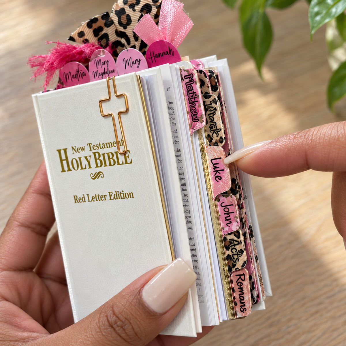Mini KJV New Testament Bible with Tabs & Devotional Inserts