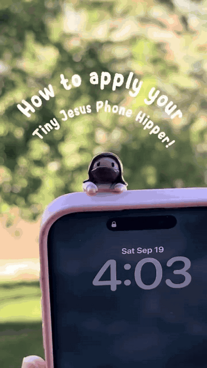 Tiny Jesus Phone Topper