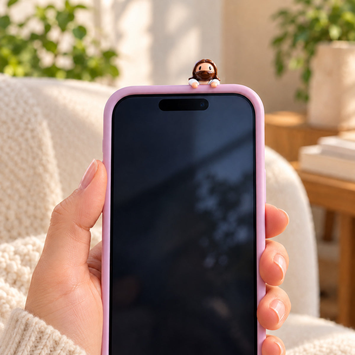 Tiny Jesus Phone Topper