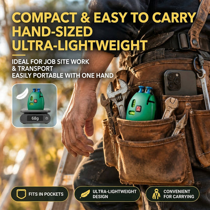 ✅50% off Bright infrared laser, accurate 90° right angle, pocket-sized leveling tool!