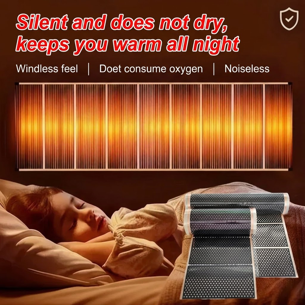 🔥3-Second Rapid Heating Honeycomb Graphene Far-Infrared Ceramic Wall Heater | Low Noise, Energy Efficient Indoor Wall Mount Space Heater -H