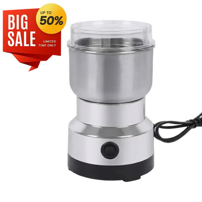 🌿 Stainless Steel Dry Ingredient Grinder – Fast Grinding for Spices, Grains & Coffee ✨