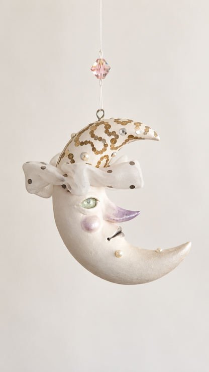 Handmade Moon Character Ornaments | Three Celestial Styles