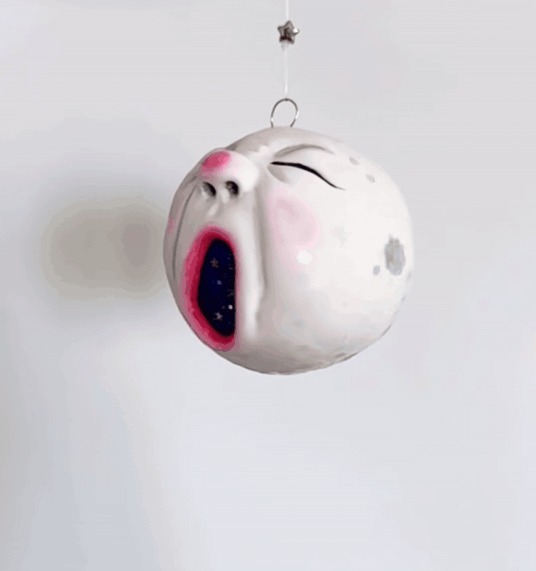 Handmade Moon Character Ornaments | Three Celestial Styles